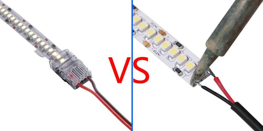 焊接VS LED灯条连接器
